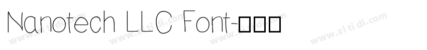 Nanotech LLC Font字体转换